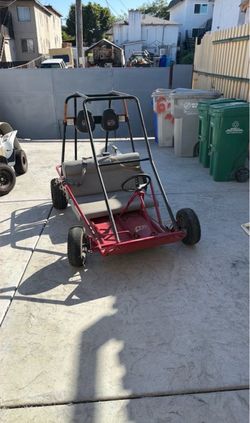 Two-Seat Go-Kart with Roll Cage