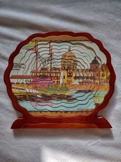 Vintage 3D Wooden Art