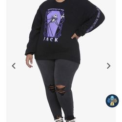 Nightmare Before Christmas Jack crewneck sweater 2XL