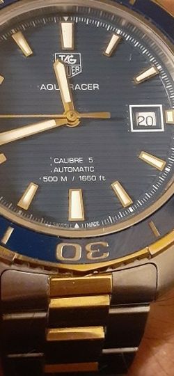 Ta Heuer Aquaracer Caliber5 Automatic 500m 1660ft Diver Swiss Made 
