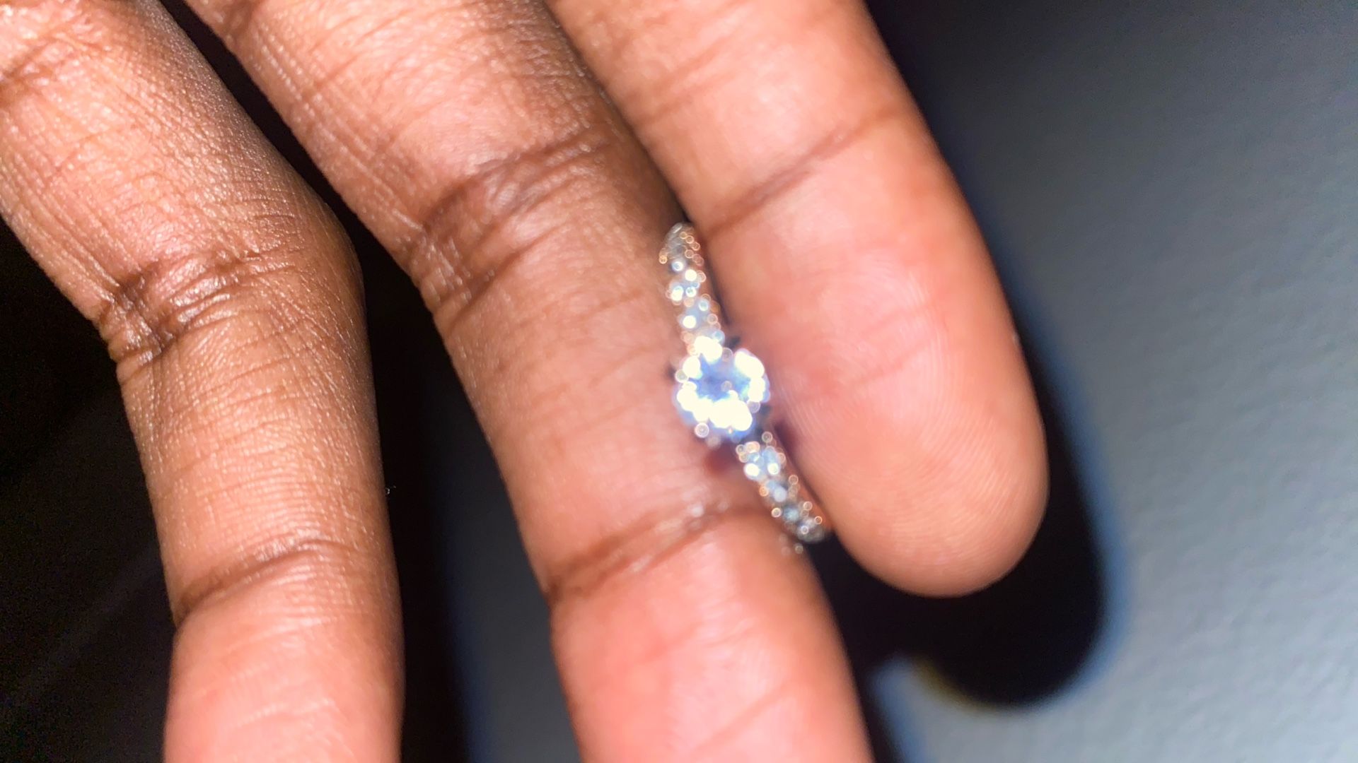 Cute Dainty Zirconia Ring - Affordable & not Used