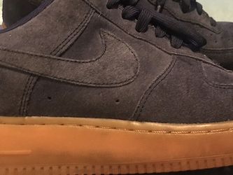 Men Blue Suede Air Force 1s Size 11 Griffey’s Size 11