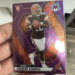 Shedeur Sanders RC  Purple Scope 