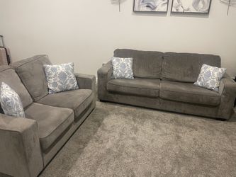 2 Sofas Pull Out Bed Couch