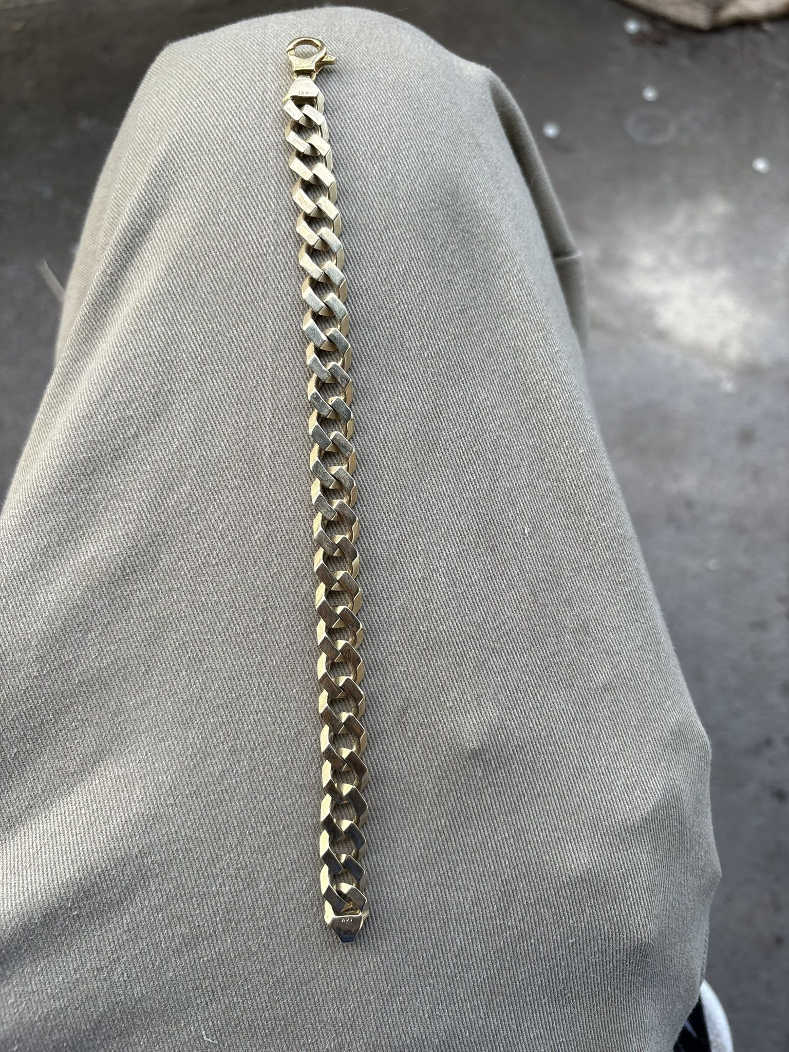 14k monaco bracelet