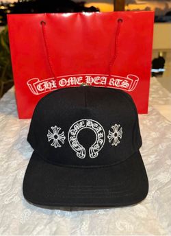 Chrome Hearts Horseshoe Denim Hat (Black)
