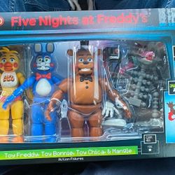 [Target Exclusive] Five Nights At Freddy's Bonnie, Freddy, Chica, Mangle 4 Pack