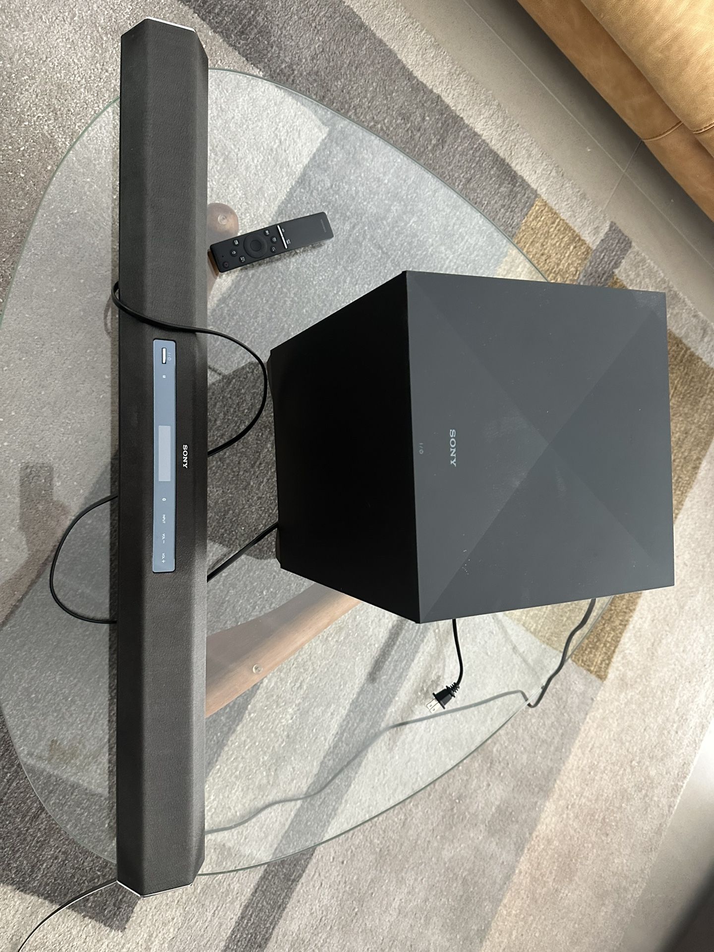 Sony Sound Bar And Subwoofer