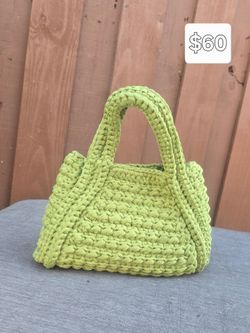Cartera tejida a Crochet