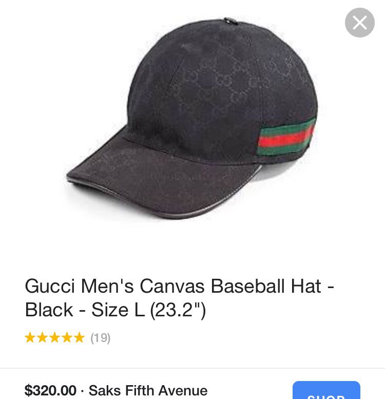 Gucci Men's GG Baseball Hat