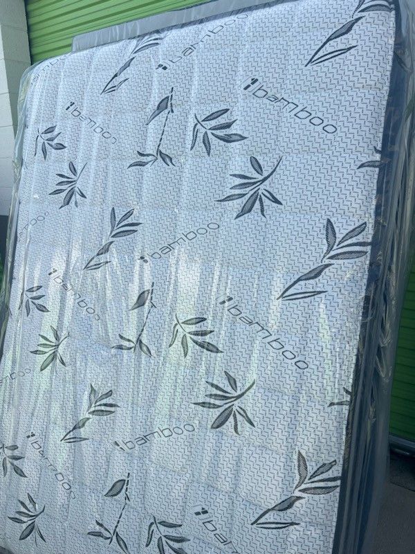 Full Size Pillow Top Bamboo Only Mattress 