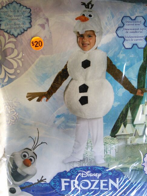 New Halloween costume Disney Olaf from Frozen - soft and cozy