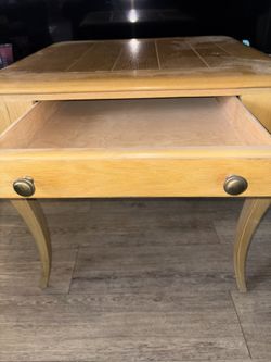 Wood Side Table