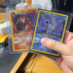 Dark Blastoise and Charizard