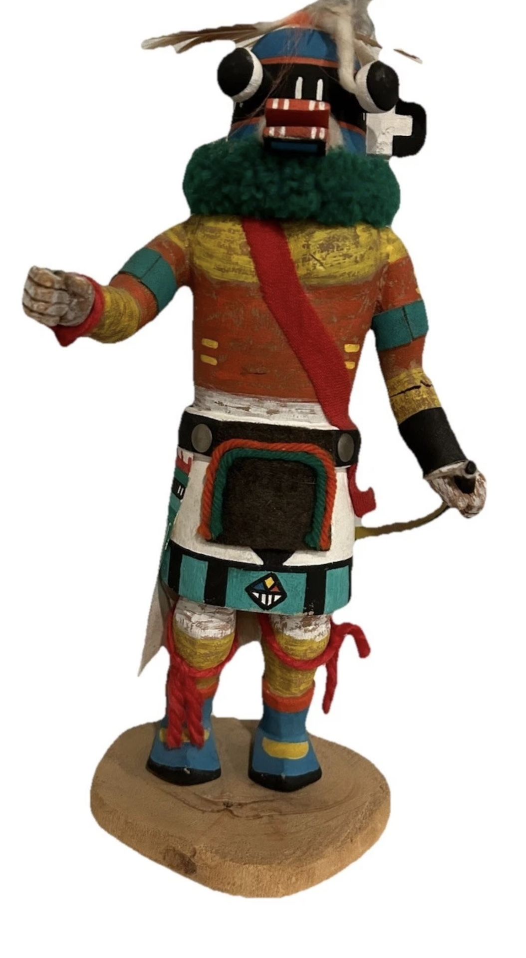 11”HOPI Kachina Doll With Native American Indian Art by Ruben Namoki