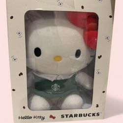 HELLO KITTY STARBUCKS PLUSHIE