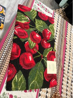 Accent Rug - Cherries Design, 22" x 38"