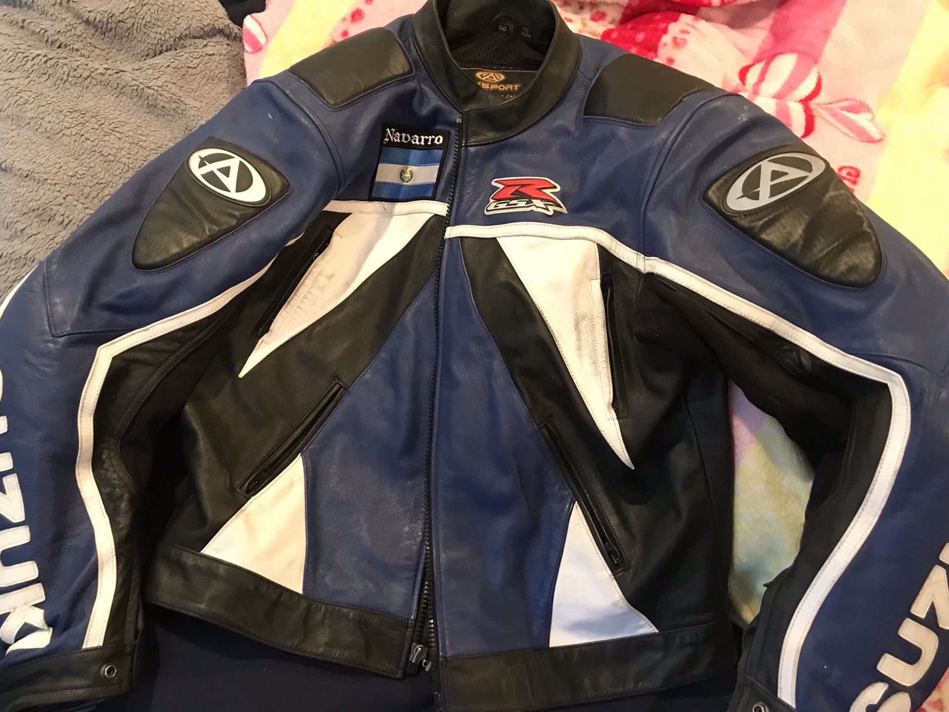 Suzuki GSXR Motorcycle jacket size 50