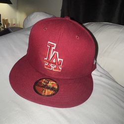 LA DODGERS FITTED HAT (7&7/8-62.5cm) NEW ERA!