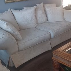 Ivory Sofa & Love Seat