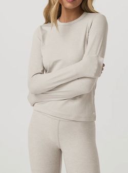 Vuori Long Sleeve Halo Essential Crew Tee
