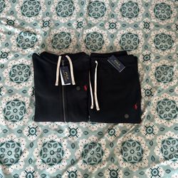 Black Polo Ralph Lauren Fleece Sweatsuit