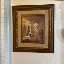 Italian Bistro Picture Glass Frame