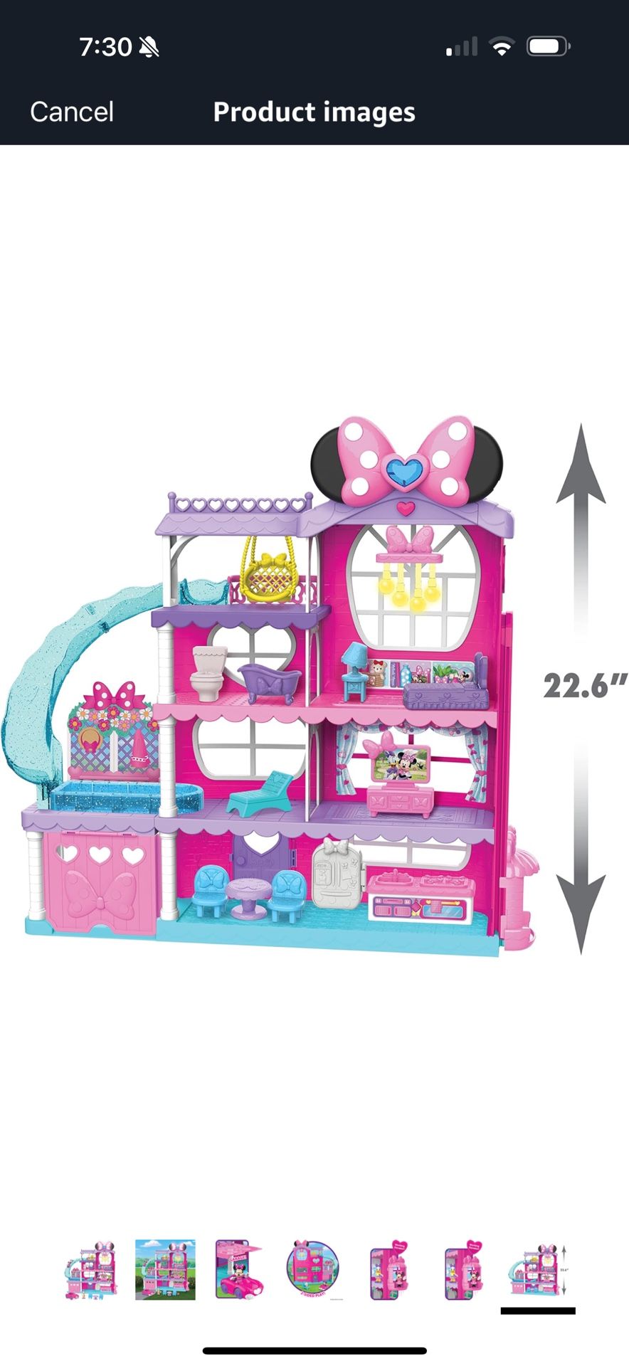 Just Play Minnie Mouse Ultimate Mansion Playset, Kids Toys