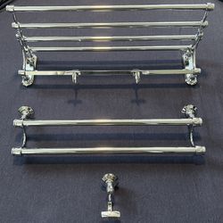 Restoration Hardware “Lugarno” Bathroom Fixtures, Polished Chrome