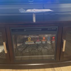 TV Stand With Fire Place Design By Ashley EF30-23B