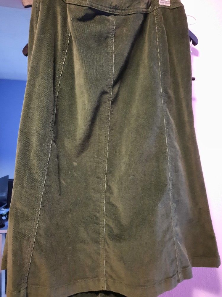 Ladies Corduroy Skirt Size 14