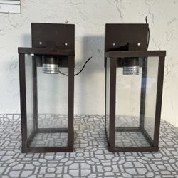 Outdoor Wall Lantern Lights. Lamps. Light Fixture 