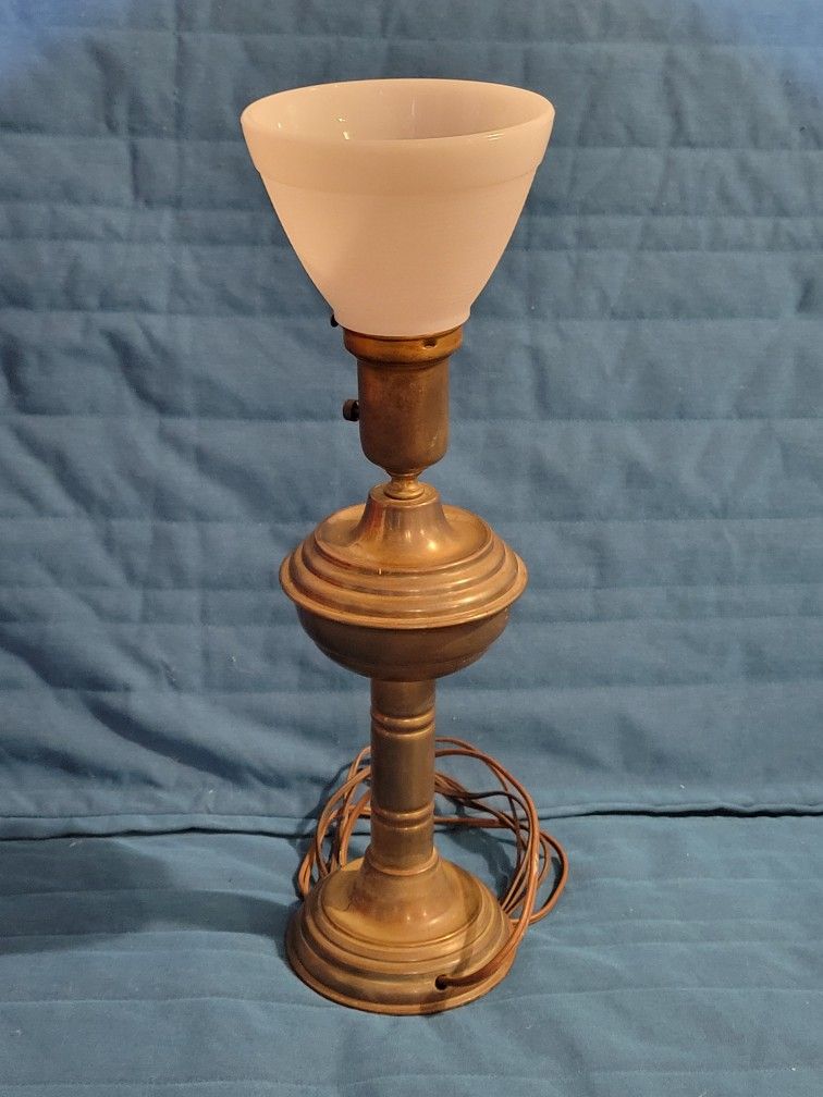 Vintage Brass Table Lamp