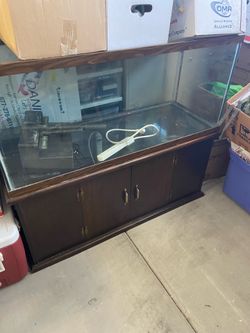 Very thick glass 75 gallon aquarium and heavy duty stand