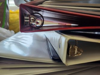 12 binders - office supplies