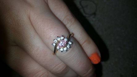 14k gold plated ring