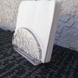 Princess House Crystal Napkin Holder 