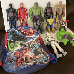 Marvel Avengers - CAPTAIN AMERICA Endgame Hulk - Endgame Thanos - Huge Lot