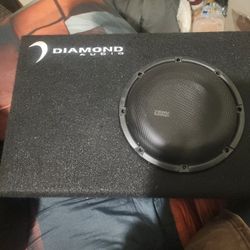 Diamond Audio 8" Woofer With Box And 250w Amplified