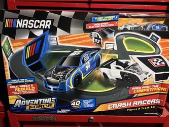 NEW- Adventure Force NASCAR CRASH RACERS 