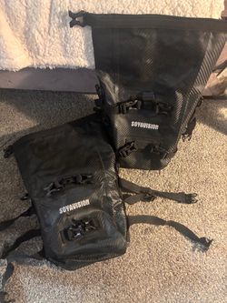 2 Soyavision tatical side saddle bags for motorcycle