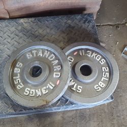 25 Lbs Olympic Weight Plates