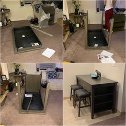 Wooden 4 Chair Dinning Table