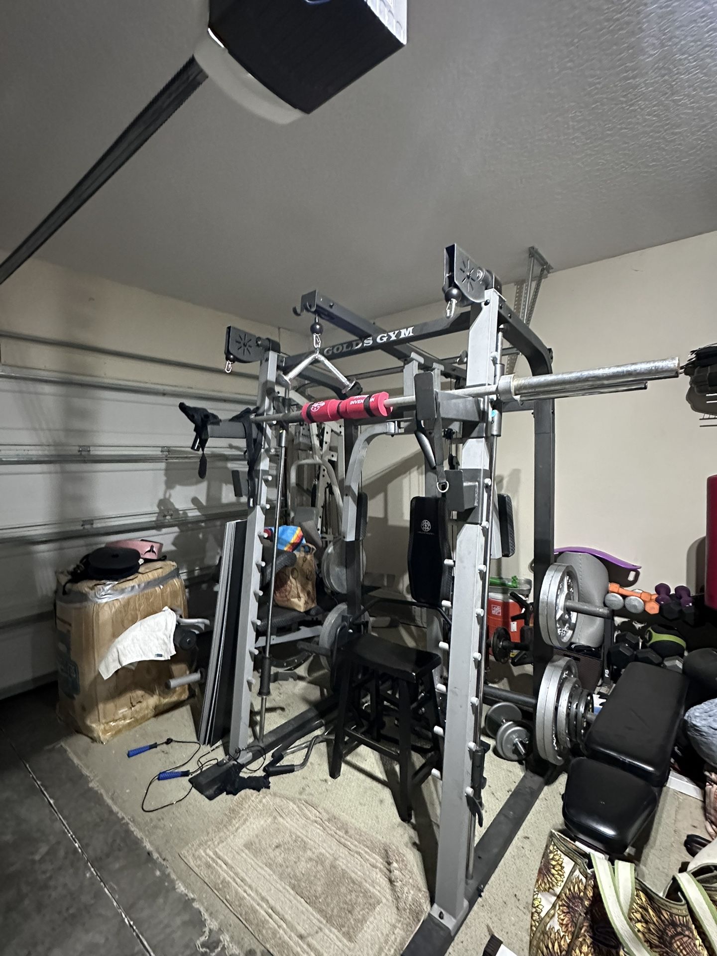 Gym Equipments with Weights