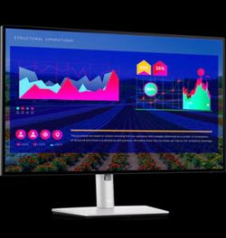 5 Dell UltraSharp  - U2722D Monitors with Adjustable Stands