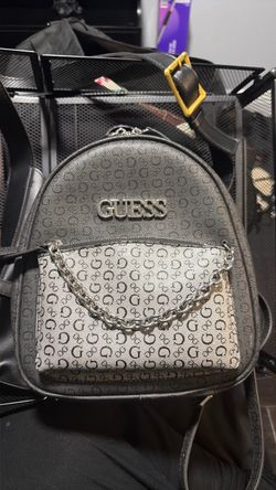 Guess Mini Backpack with Chain Detail
