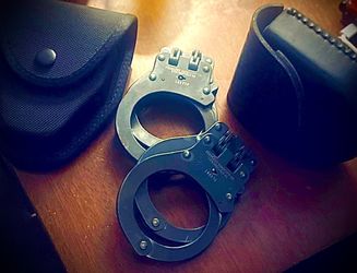 Peerless Model 801 Handcuffs Leather Case