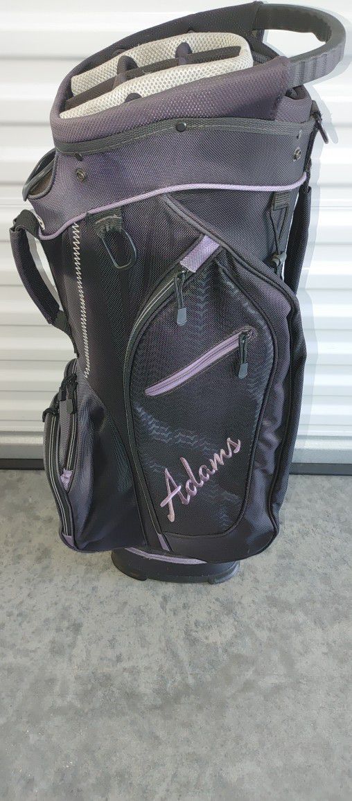 Women's Adams Idea Purple & Black Cart Bag