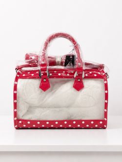 NWT SCORE! GameDay Bag in red and white