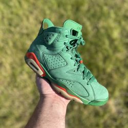 Jordan 6 Green Suede Gatorade 9/10 OG All Size 8